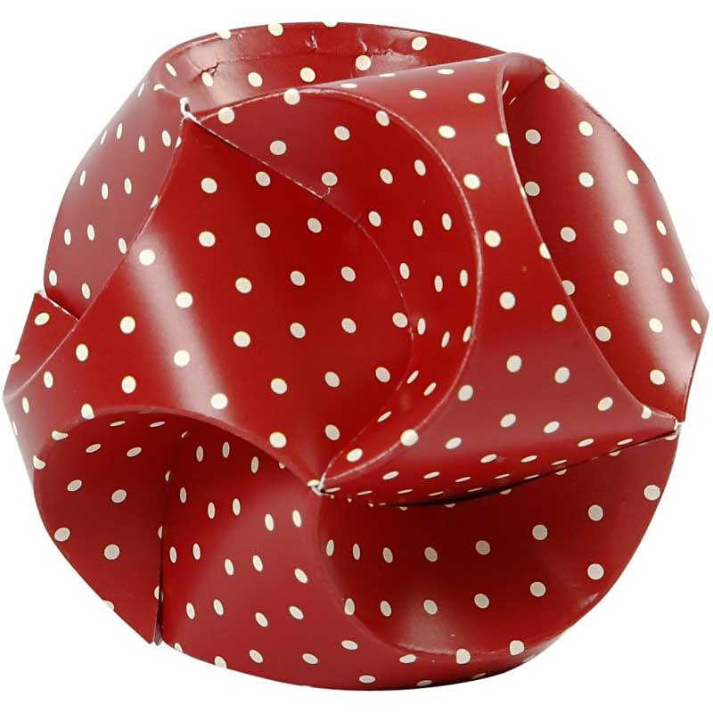 Klickornament, Dia. 5 cm, stl. 3,5x8,8 cm, 9 set/ 1 förp. [HOB-25133]