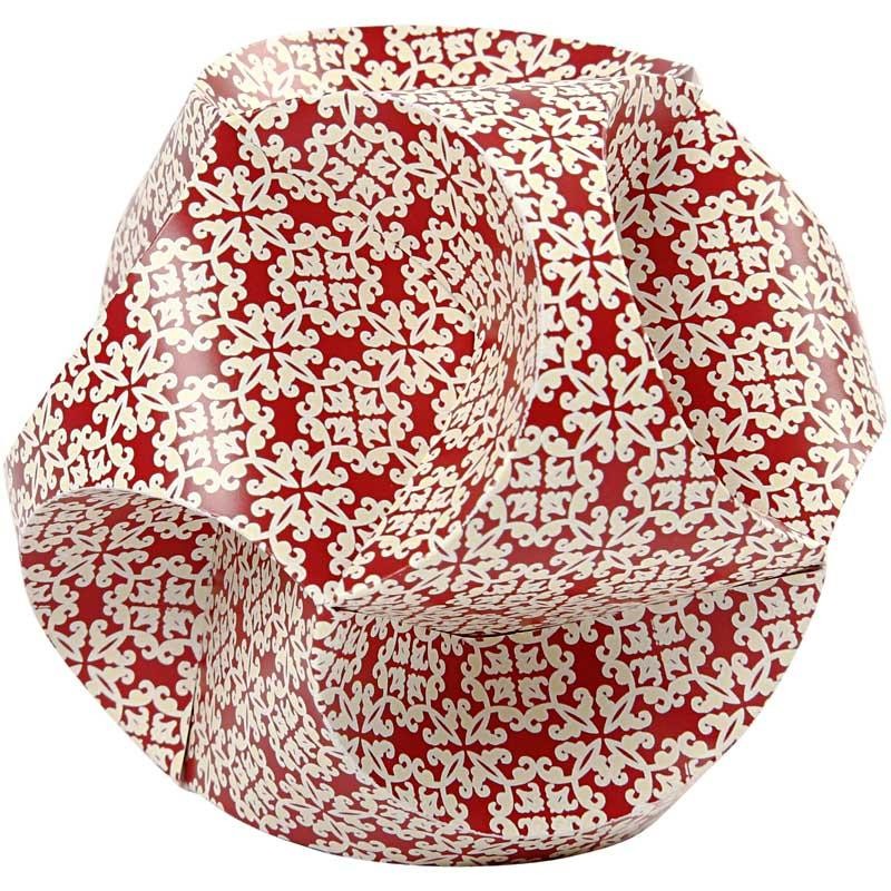 Klickornament, Dia. 9 cm, stl. 5,5x28,4 cm, 9 set/ 1 förp. [HOB-25134]