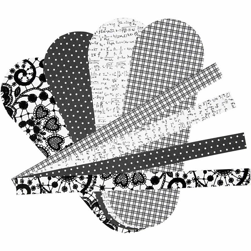 Flätade hjärtan, stl. 14,5x10 cm, 120 g, 8 set/ 1 förp. [HOB-25153]