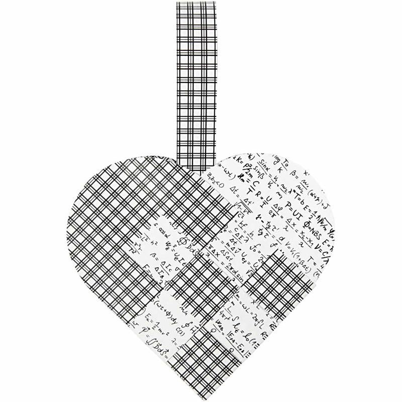 Flätade hjärtan, stl. 14,5x10 cm, 120 g, 8 set/ 1 förp. [HOB-25153]