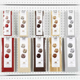 Klickornament, Dia. 5+9 cm, 10x10 förp./ 1 förp. [HOB-25155]