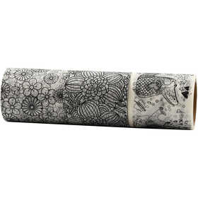 Washitejp, B: 50 mm, 3x5 m/ 1 förp. [HOB-25217]