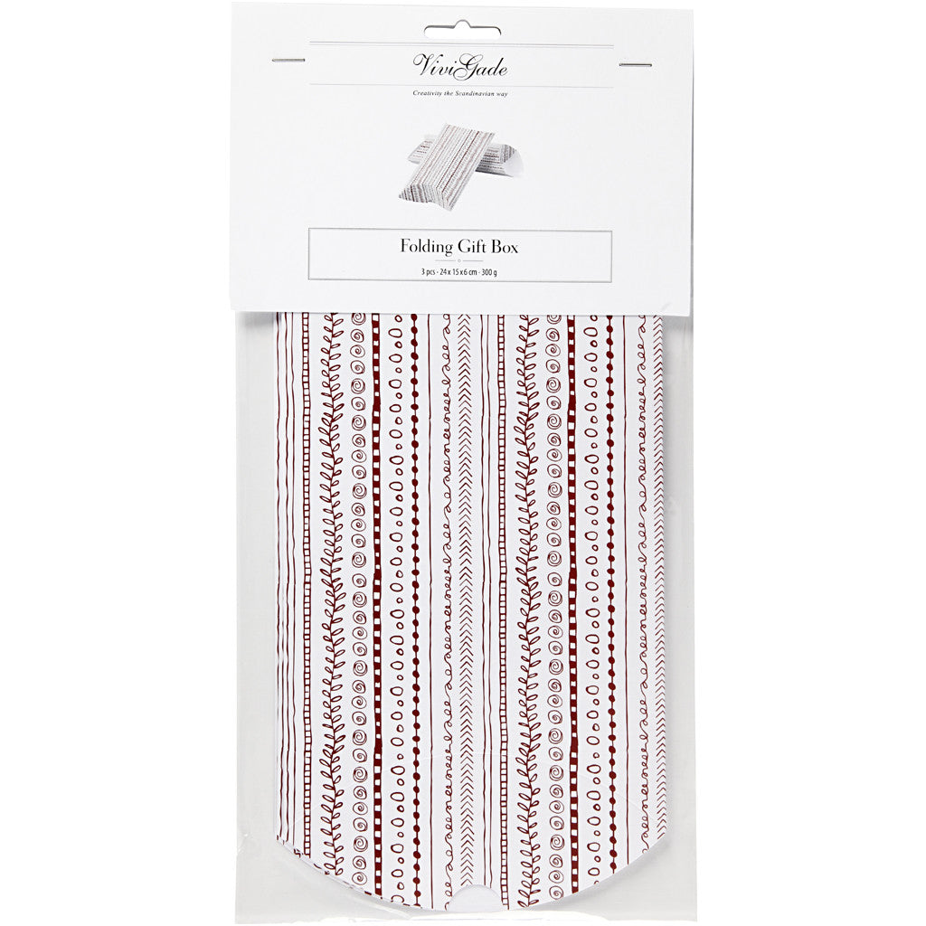 Askar, doodles, stl. 18x15x6 cm, 300 g, röd, 3 st./ 1 förp. [HOB-25358]