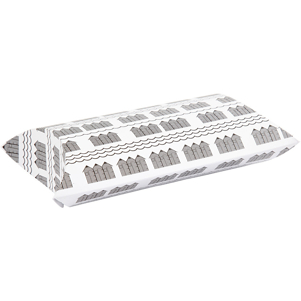 Askar, badhus, stl. 18x15x6 cm, 300 g, svart, vit, 3 st./ 1 förp. [HOB-25365]