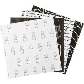 Origamipapper, stl. 10x10 cm, 80 g, 40 ark/ 1 förp. [HOB-25368]