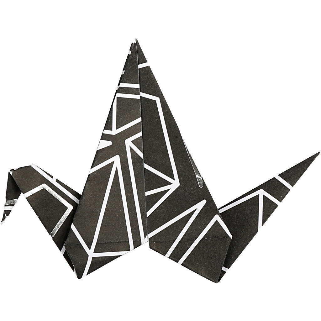 Origamipapper, stl. 10x10 cm, 80 g, 40 ark/ 1 förp. [HOB-25368]