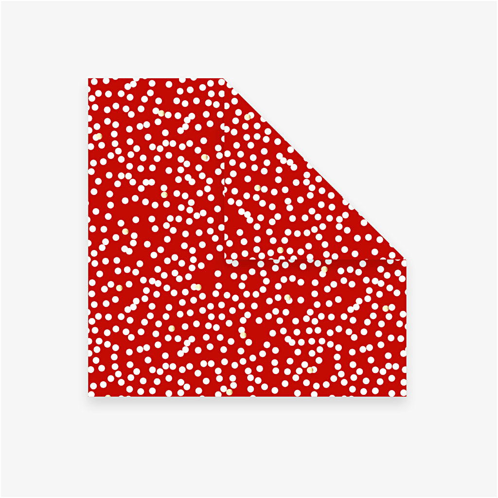  Origami Paper, red, 10x10 cm, 80 g, 40 sheet, 1 pack [HOB-25370]