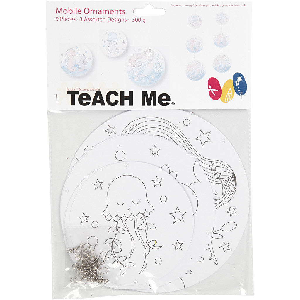 Mobil med motiv, Dia. 12+15+18 cm, 300 g, 3 set/ 1 förp. [HOB-25456]