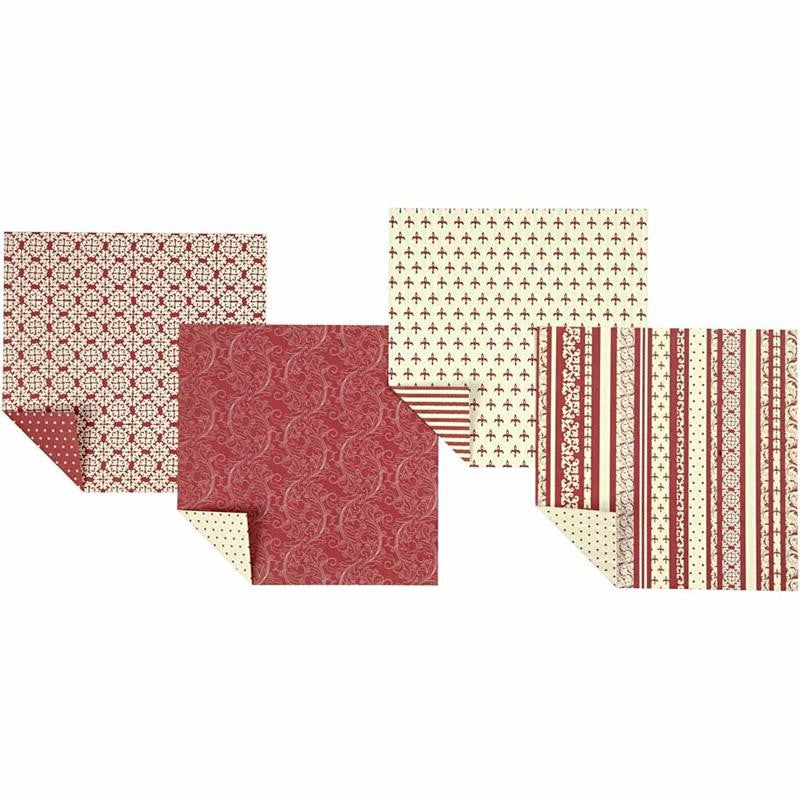 Origamipapper, stl. 10x10 cm, 80 g, 50 mix. ark/ 1 förp. [HOB-25520]