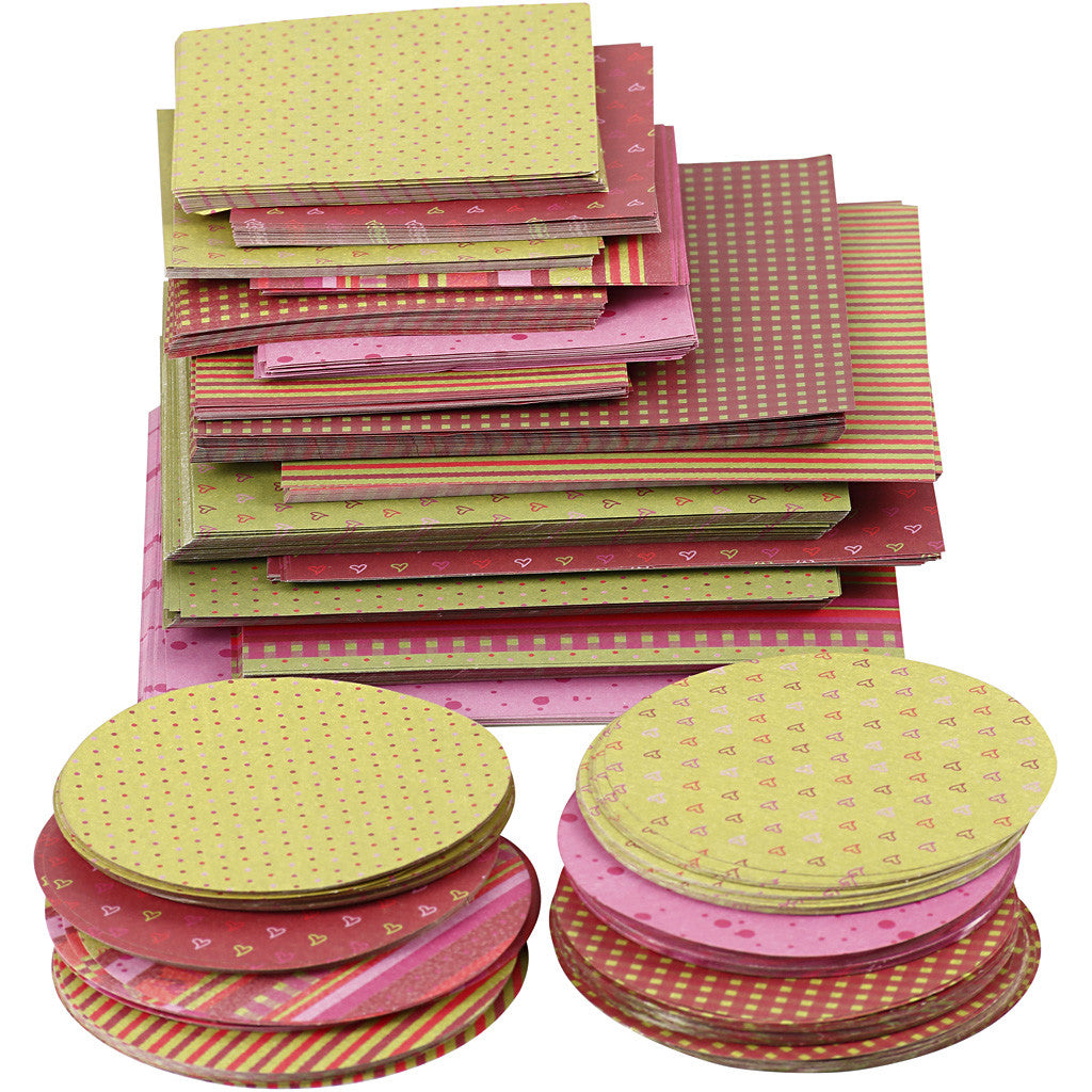 Origamipapper, 80 g, 900 mix. ark/ 1 förp. [HOB-25531]