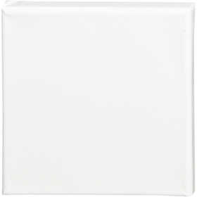 Målarduk, D: 1.6 cm, stl. 15x15 cm, 360 g, vit, 1 st. [HOB-257010]