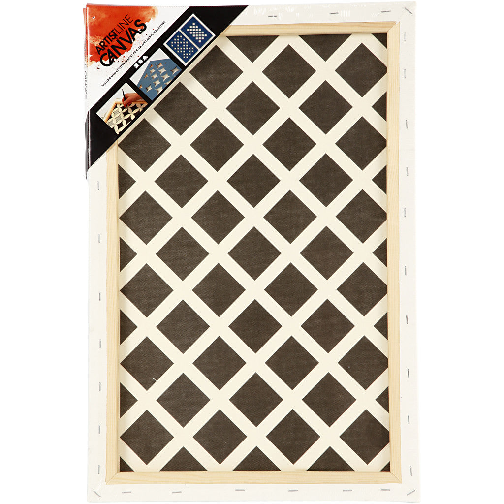 Målarduk, D: 1,7 cm, stl. 40x60 cm, 360 g, vit, 1 st. [HOB-25730]