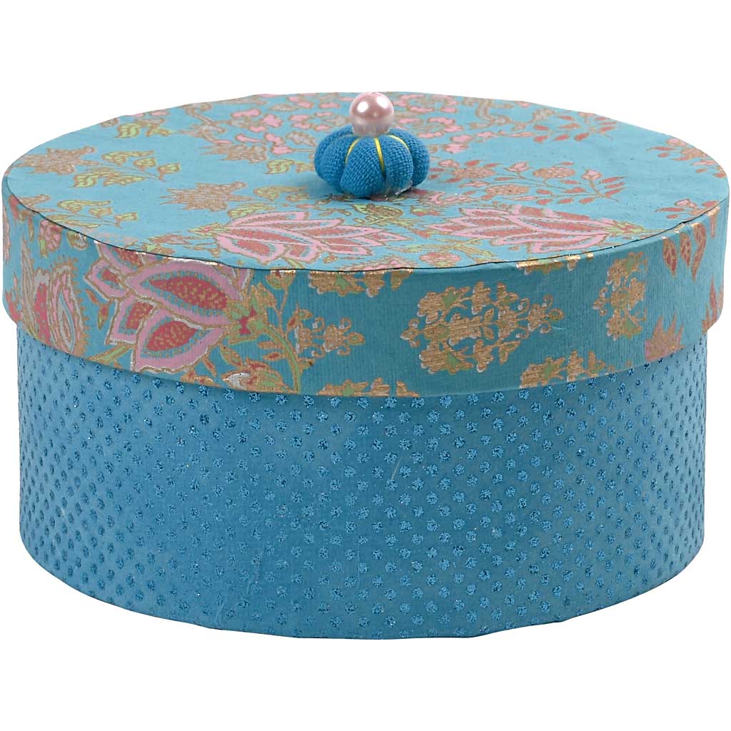 Runda Pappaskar, H: 5+6,5+7,5 cm, Dia. 10+13+16 cm, 3 st./ 1 set [HOB-263700]