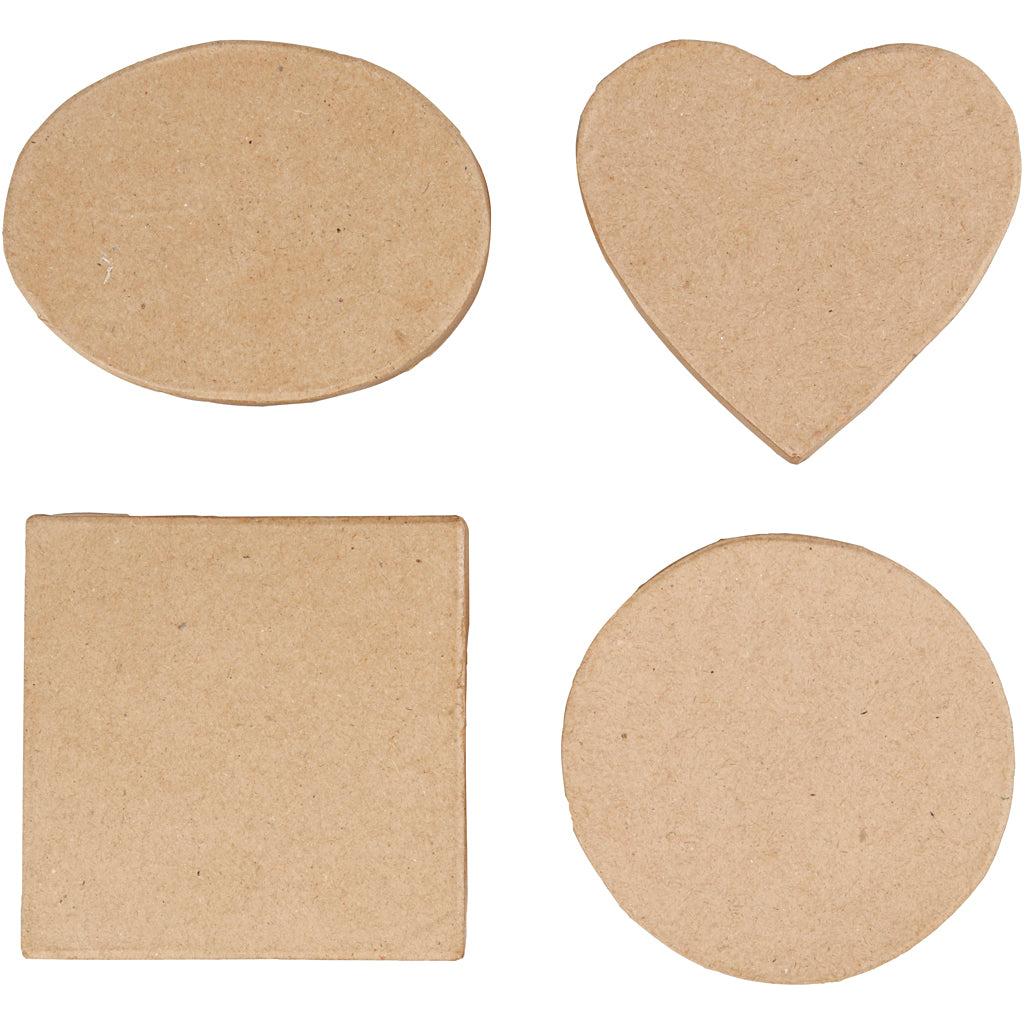 Mediumaskar, H: 5 cm, Dia. 10-12 cm, 4 st./ 1 förp. [HOB-264800]