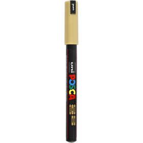 Posca Marker , nr. PC-1MR, spets 0,7 mm, extra fine, guld, 1 st. [HOB-272810]