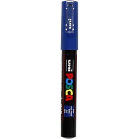 Posca Marker , nr. PC-1M, spets 0,7 mm, extra fine, blå, 1 st. [HOB-273041]