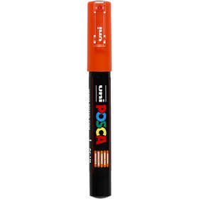 Posca Marker , nr. PC-1M, spets 0,7 mm, extra fine, orange, 1 st. [HOB-273054]