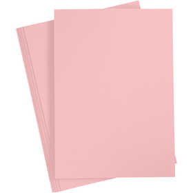 Card, light red, A4, 210x297 mm, 220 g, 10 pc