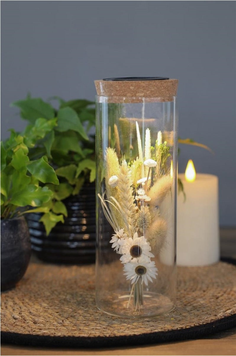 Provrör Ø8 h: 18 cm med solcellslucka (1 st) [IFS-30173]