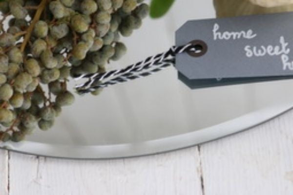 Spegelplatta rund Ø20cm fasad kant (1 st) [IFS-30200]