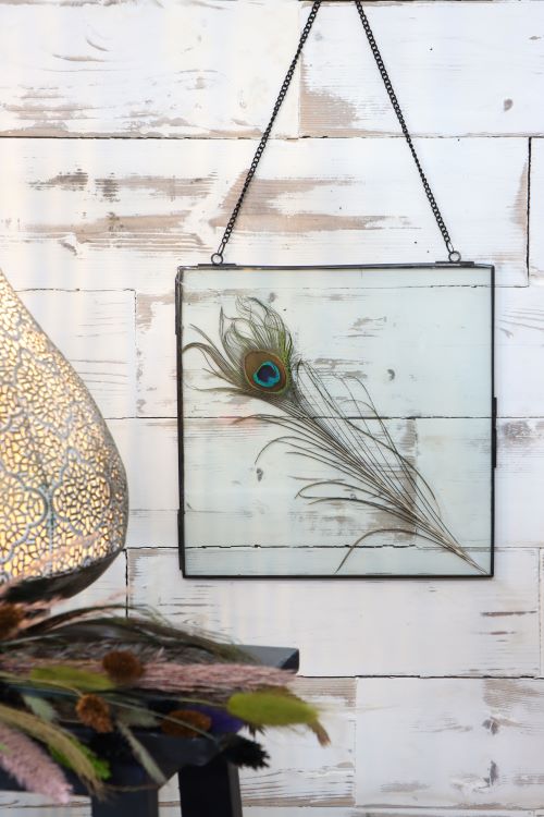 Metallhängare för torkade blommor etc. 25x25cm (4 st.) [IFS-30243]