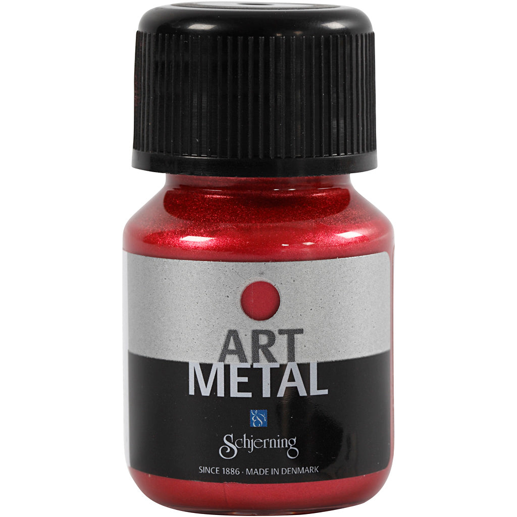 Craft Paint Metallic, lava red(5112), 30 ml/ 1 bottle