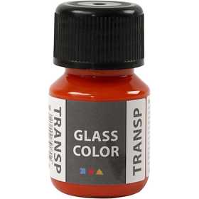 Glasfärg transparent, orange, 30 ml/ 1 flaska [HOB-31672]