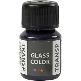 Glasfärg transparent, marinblå, 30 ml/ 1 flaska [HOB-31678]