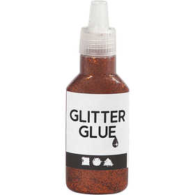 Glitterlim, orange, 25 ml/ 1 flaska [HOB-318230]