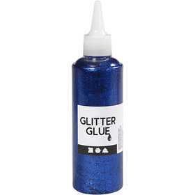 Glitterlim, mörkblå, 118 ml/ 1 flaska [HOB-31825]