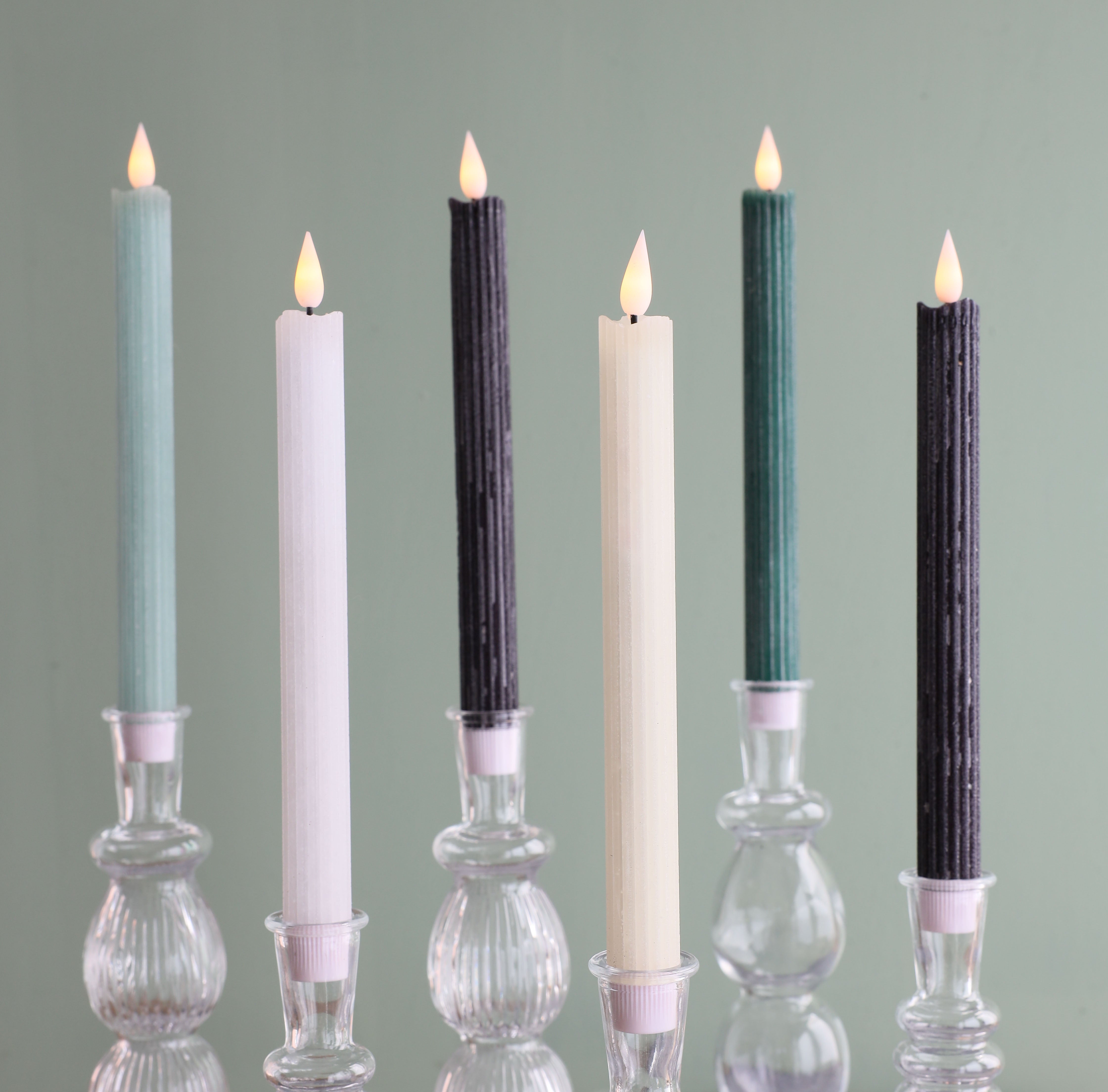 LED-blyertsljus Ø2,1 h. 25cm vit (Set om 2 st) [IFS-32587]