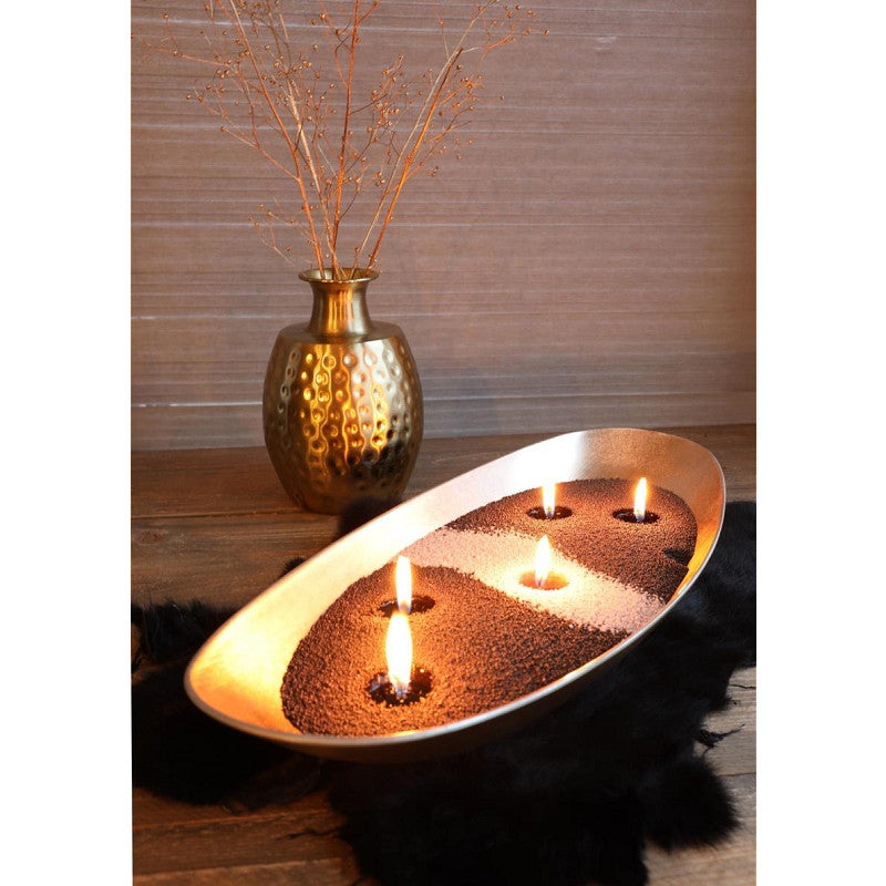 Pearlsand-ljus 400 g svart - 6 st