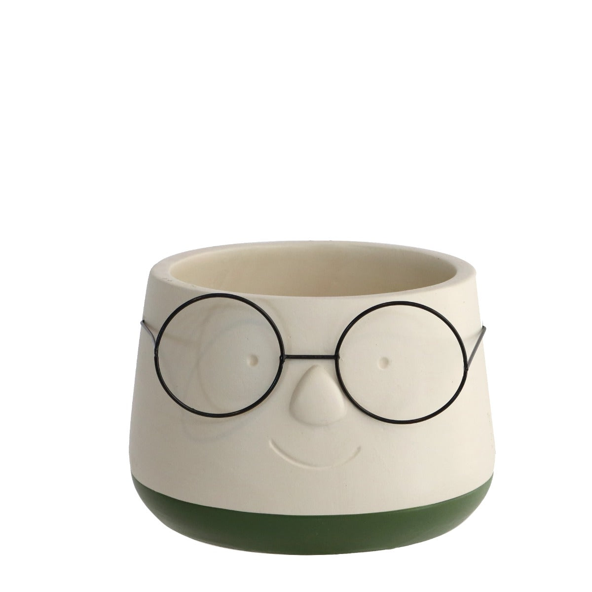 Pot with glasses Ø13,5 h: 10,5 cm (6 Pcs)