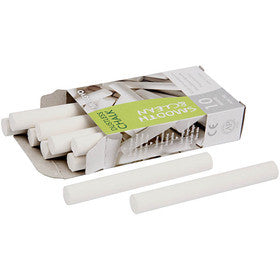 Tavelkritor, L: 8 cm, Dia. 10 mm, vit, 10x10 st./ 1 förp. [HOB-34475]