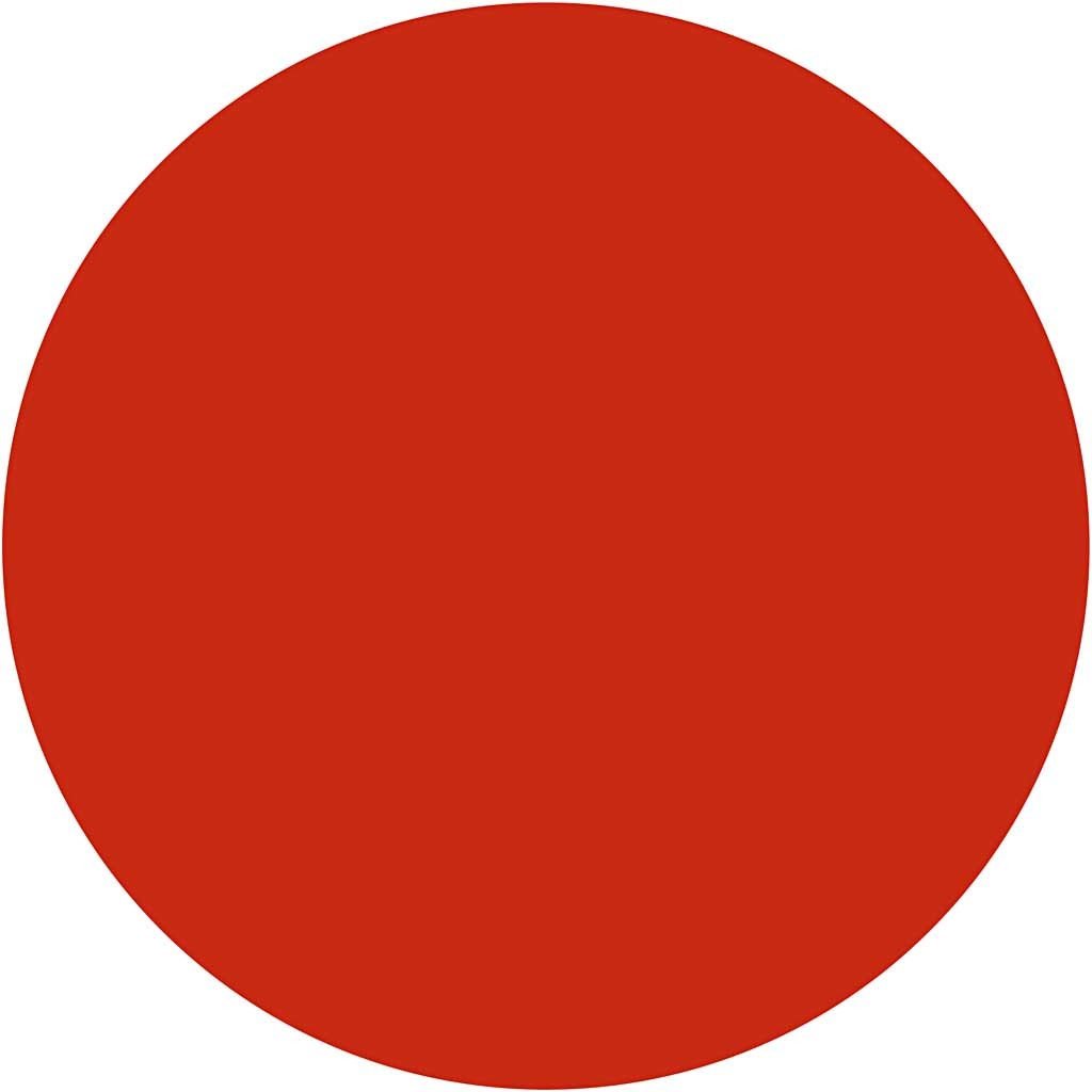 Vattenfärger, H: 16 mm, Dia. 44 mm, röd, 6 st./ 1 förp. [HOB-34481]