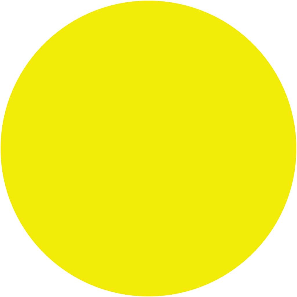 Vattenfärger, H: 16 mm, Dia. 44 mm, gul, 6 st./ 1 förp. [HOB-34484]