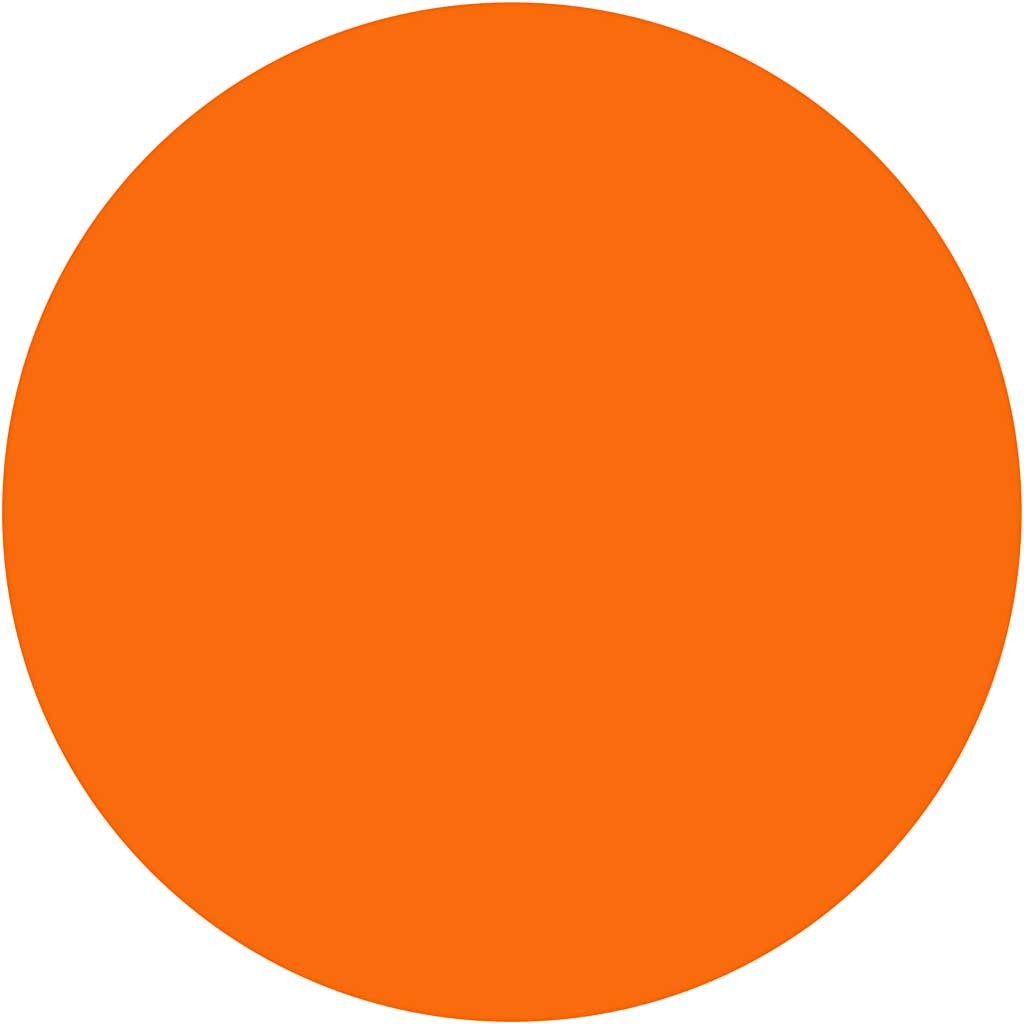 Vattenfärger, H: 16 mm, Dia. 44 mm, orange, 6 st./ 1 förp. [HOB-34489]
