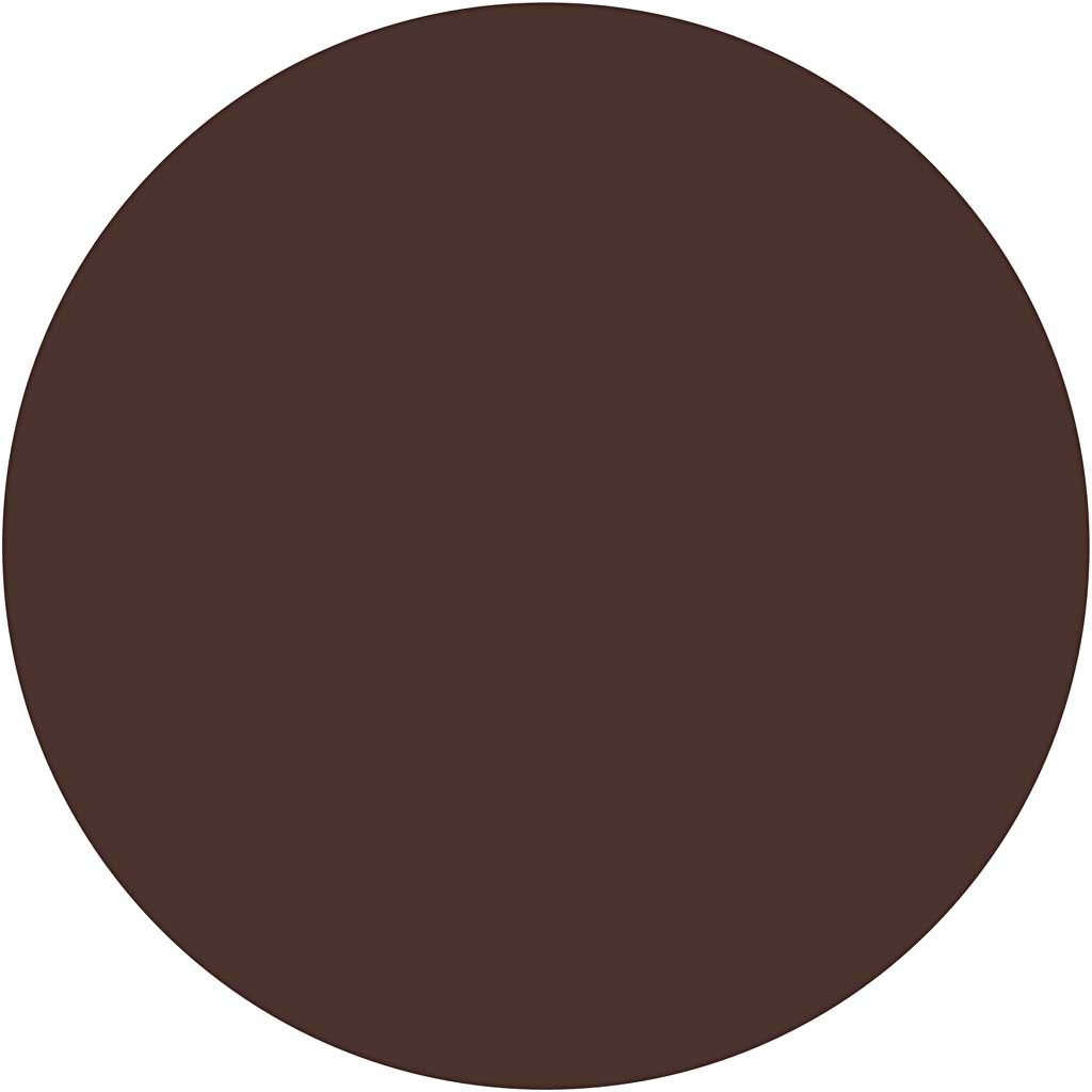 Vattenfärger, H: 16 mm, Dia. 44 mm, brun, 6 st./ 1 förp. [HOB-34493]