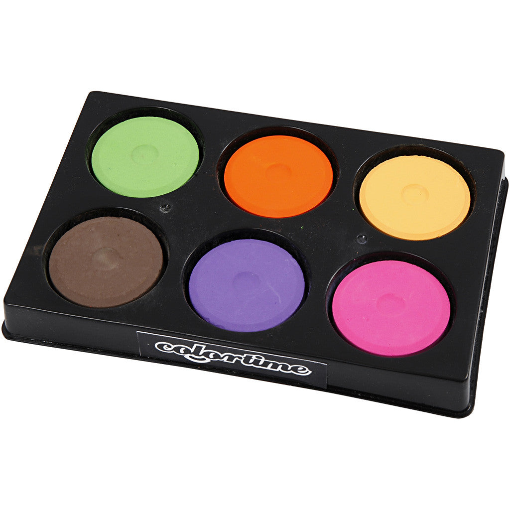 Vattenfärger, H: 16 mm, Dia. 44 mm, kompletterande färger, 1 förp. [HOB-34561]