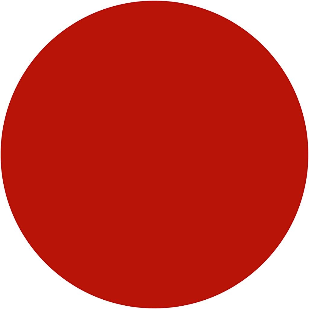 Vattenfärger, H: 19 mm, Dia. 57 mm, röd, 6 st./ 1 förp. [HOB-34585]