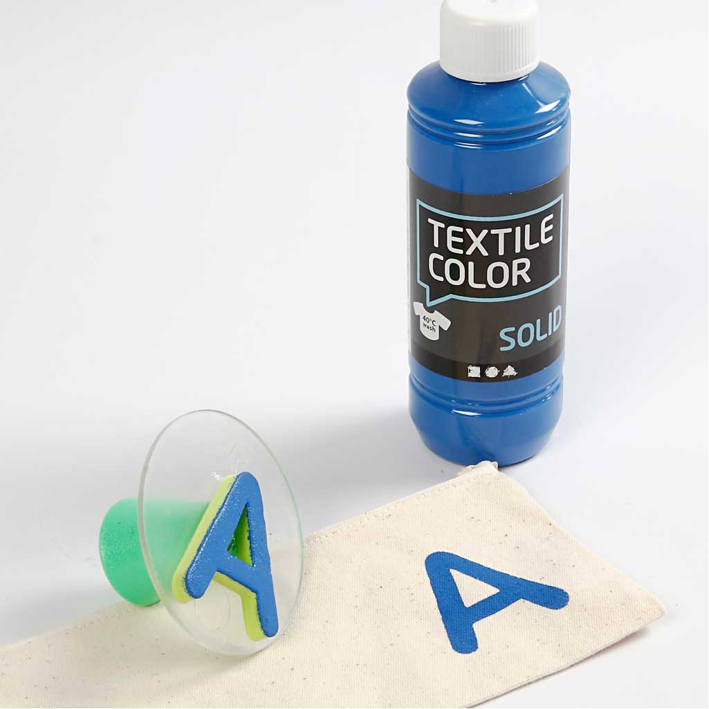 Solid textilfärg, täckande, mixade färger, 12x250 ml/ 1 förp. [HOB-34626]