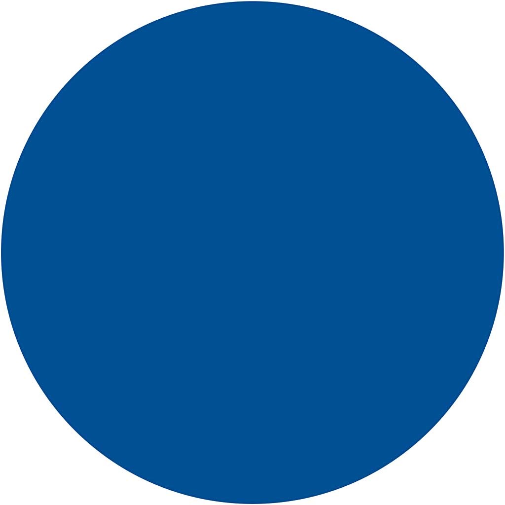 Akrylfärg, halvblank, transparent, primärblå, 500 ml/ 1 flaska [HOB-35406]