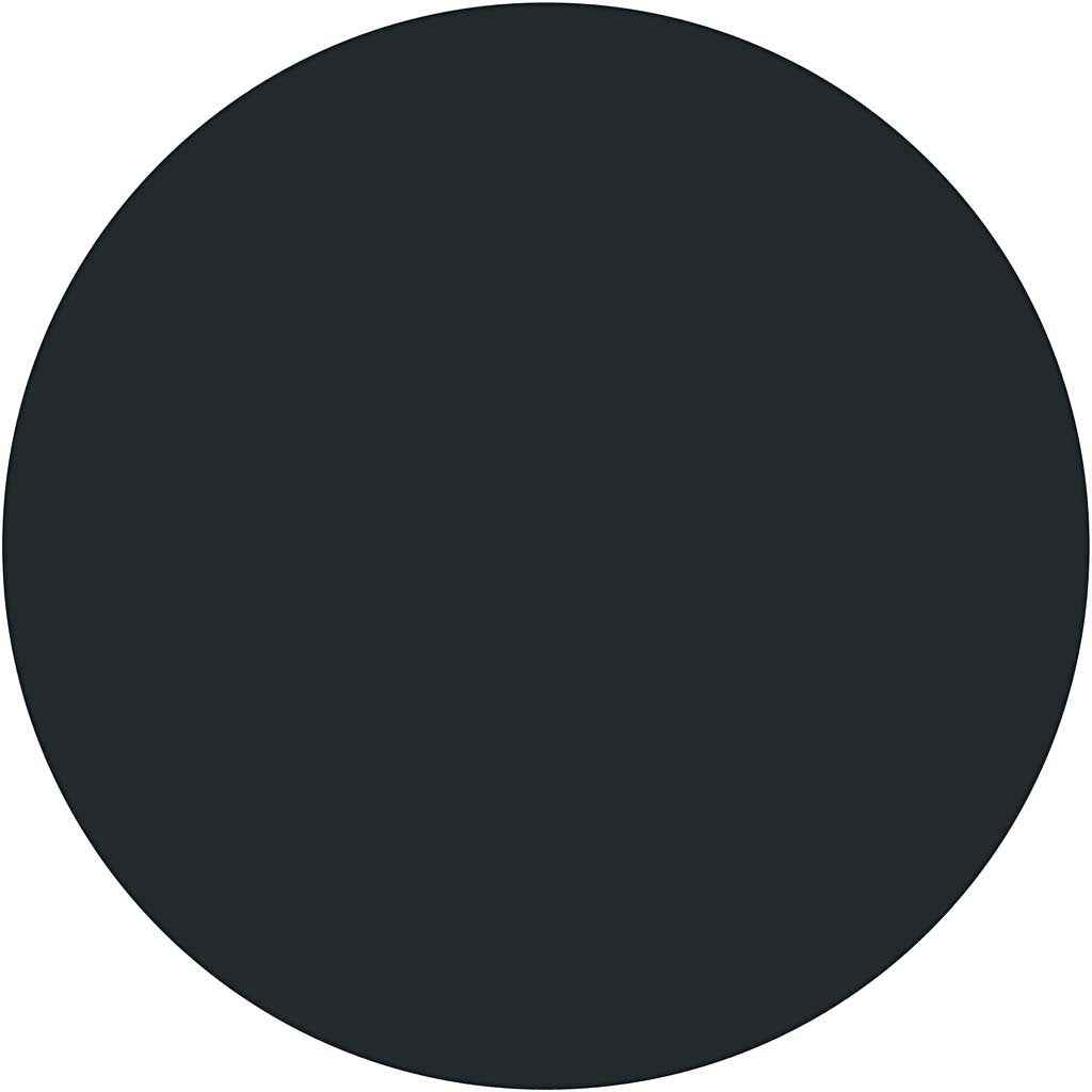 Akrylfärg, halvblank, täckande, svart, 500 ml/ 1 flaska [HOB-35408]