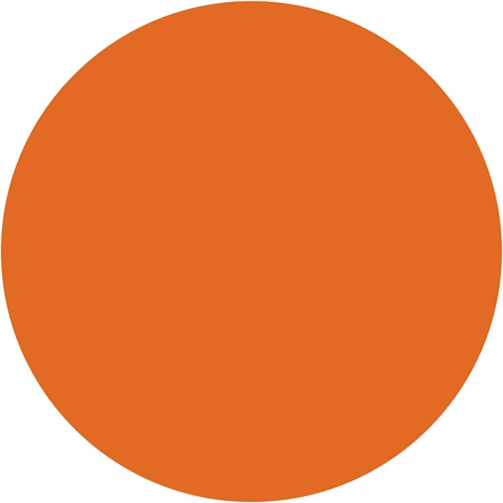 Akrylfärg, halvblank, semi transparent, orange, 500 ml/ 1 flaska [HOB-35412]
