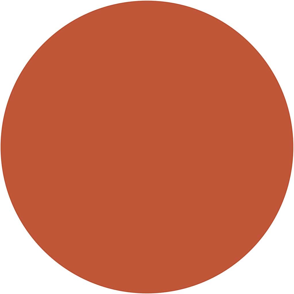 Akrylfärg, halvblank, semi transparent, burnt sienna, 500 ml/ 1 flaska [HOB-35418]