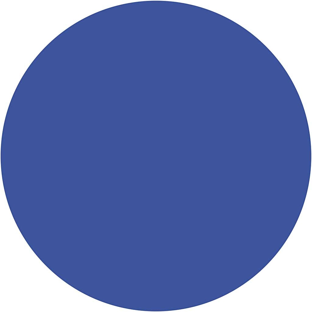 Akrylfärg, halvblank, täckande, ultra marine, 500 ml/ 1 flaska [HOB-35424]