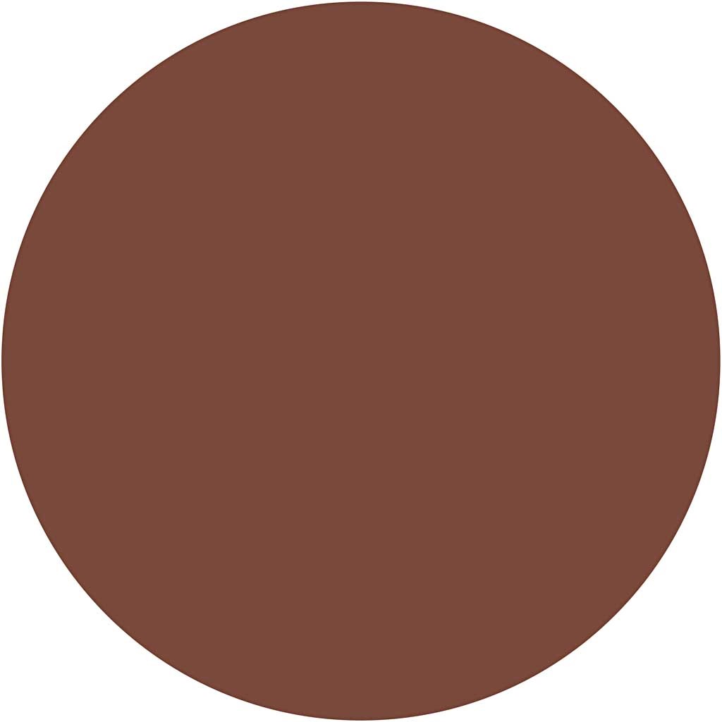 Akrylfärg, halvblank, täckande, burnt umber, 500 ml/ 1 flaska [HOB-35426]