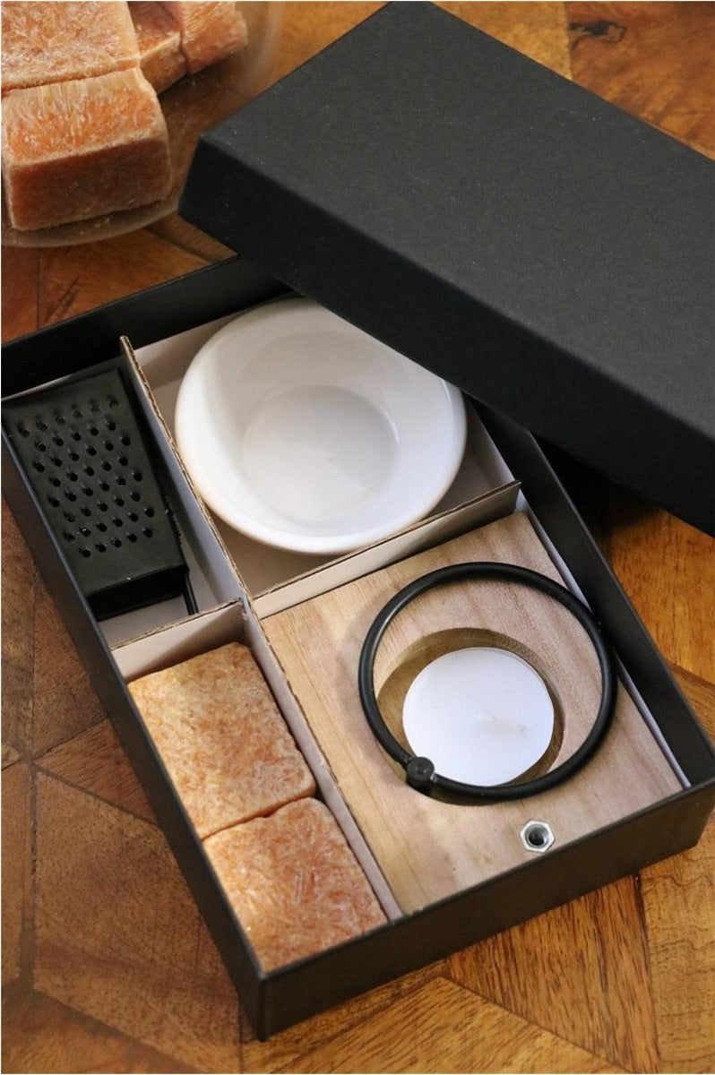 Aromkubshållare i trä (1 st) [IFS-36003]