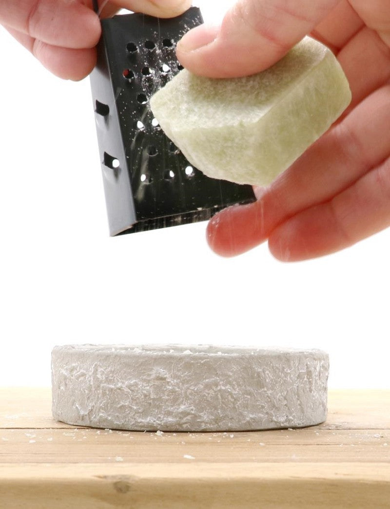 Cement vax skål ljus Grå Ø8 x H2 cm (12 st) [IFS-36050]