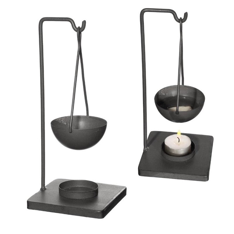 Metall Aroma Kubhållare Svart (2 st) [IFS-36057]